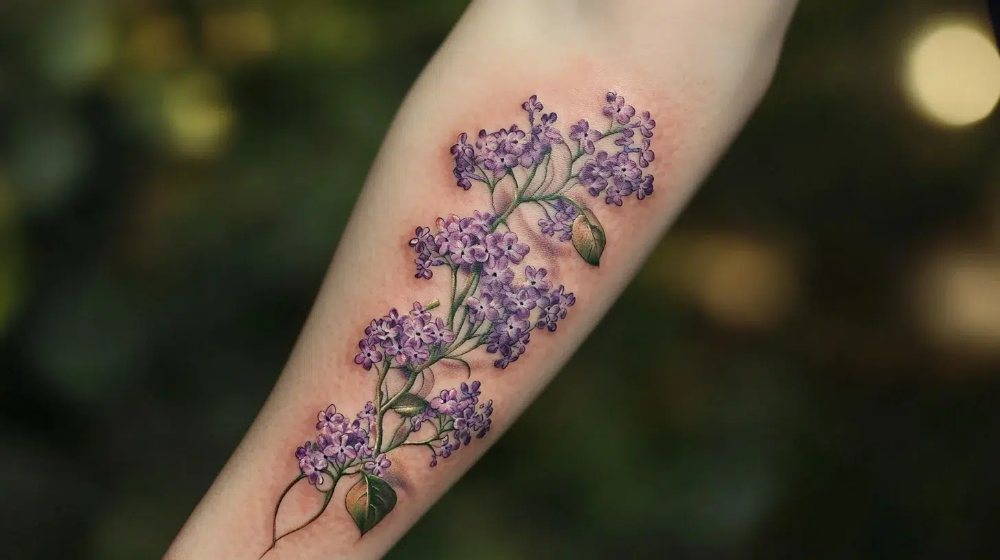 tatouage Lilas
