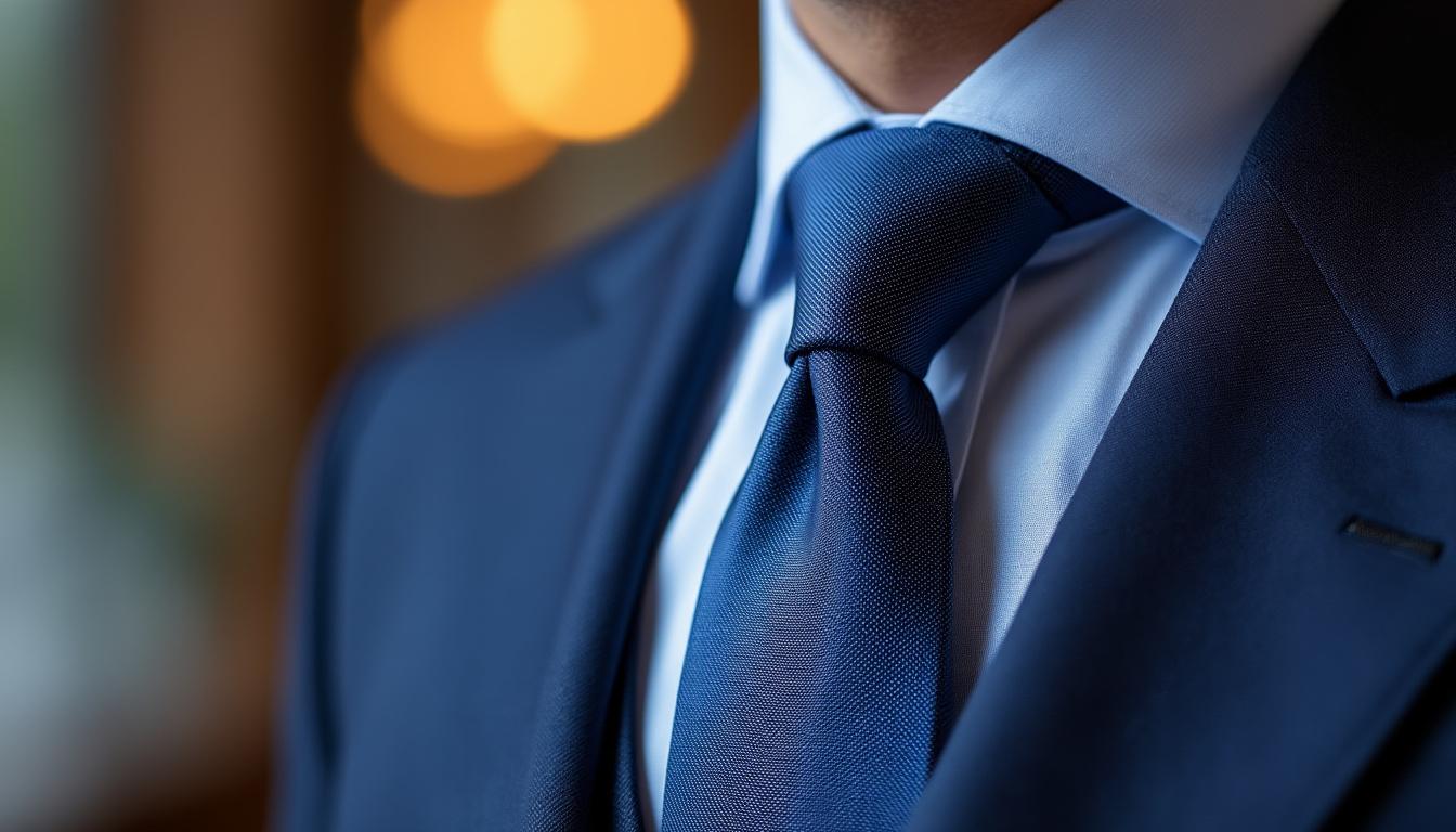 découvrez les secrets pour nouer parfaitement votre cravate avec un costume bleu marine. suivez nos conseils pratiques et astuces pour un style élégant et soigné, que ce soit pour une occasion formelle ou un rendez-vous professionnel.