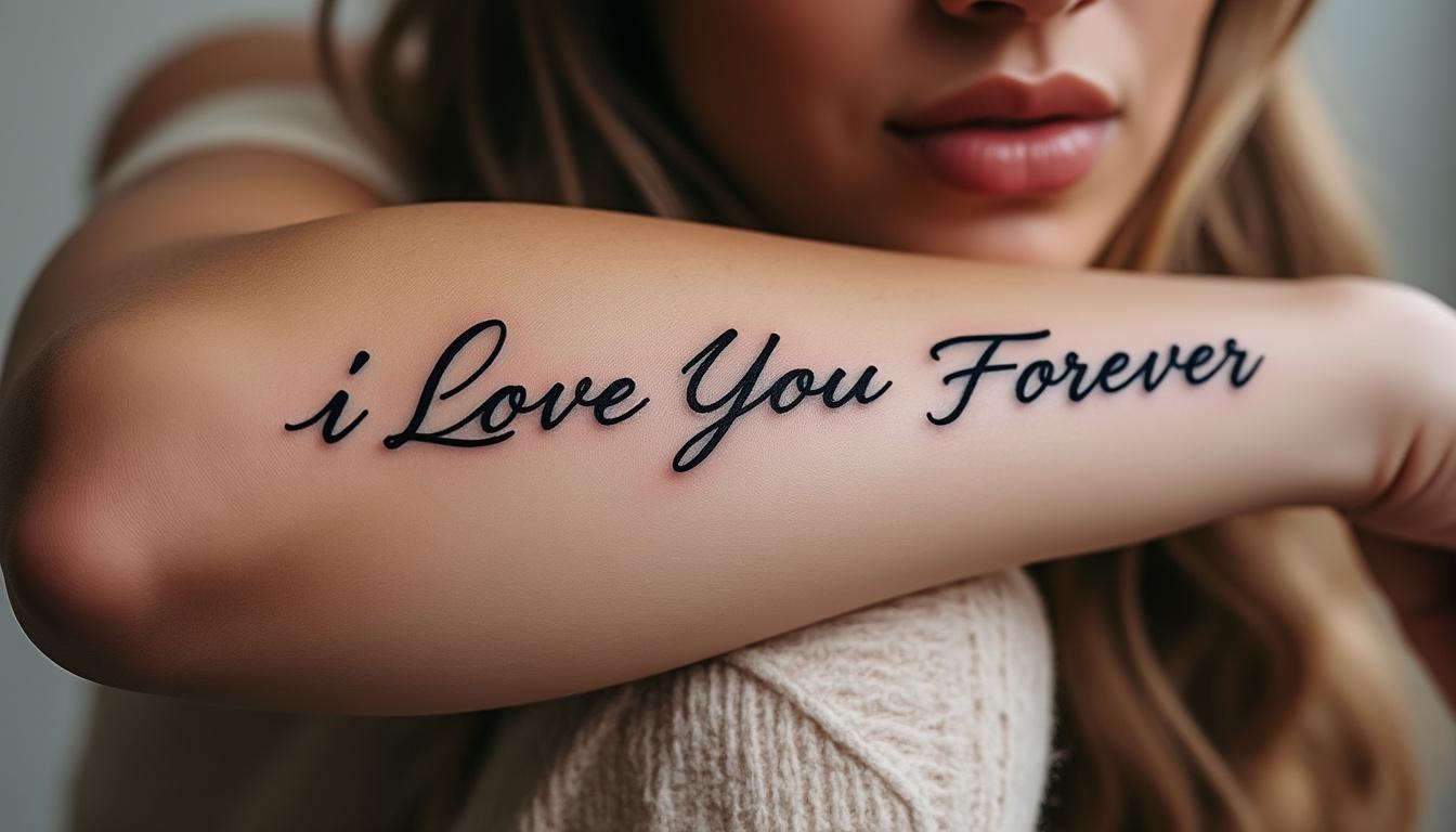 découvrez des idées inspirantes de tatouages amour éternel et trouvez la phrase parfaite qui symbolisera vos sentiments pour toujours. inspirez-vous pour exprimer ce qui fait battre votre cœur à jamais.