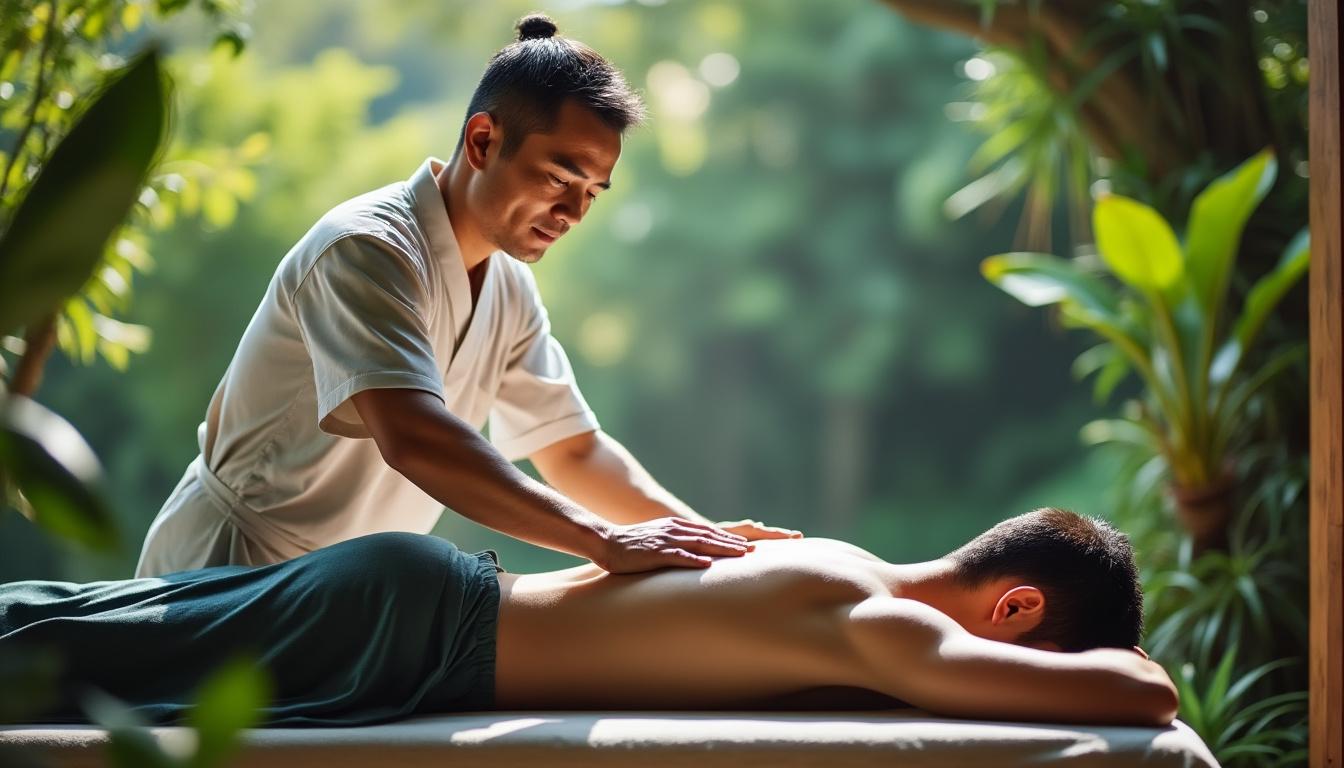 plongez dans l’univers du jardin de l’énergie et offrez-vous un massage taoïste traditionnel. un soin unique pour harmoniser vos énergies, libérer les tensions et retrouver bien-être et vitalité.