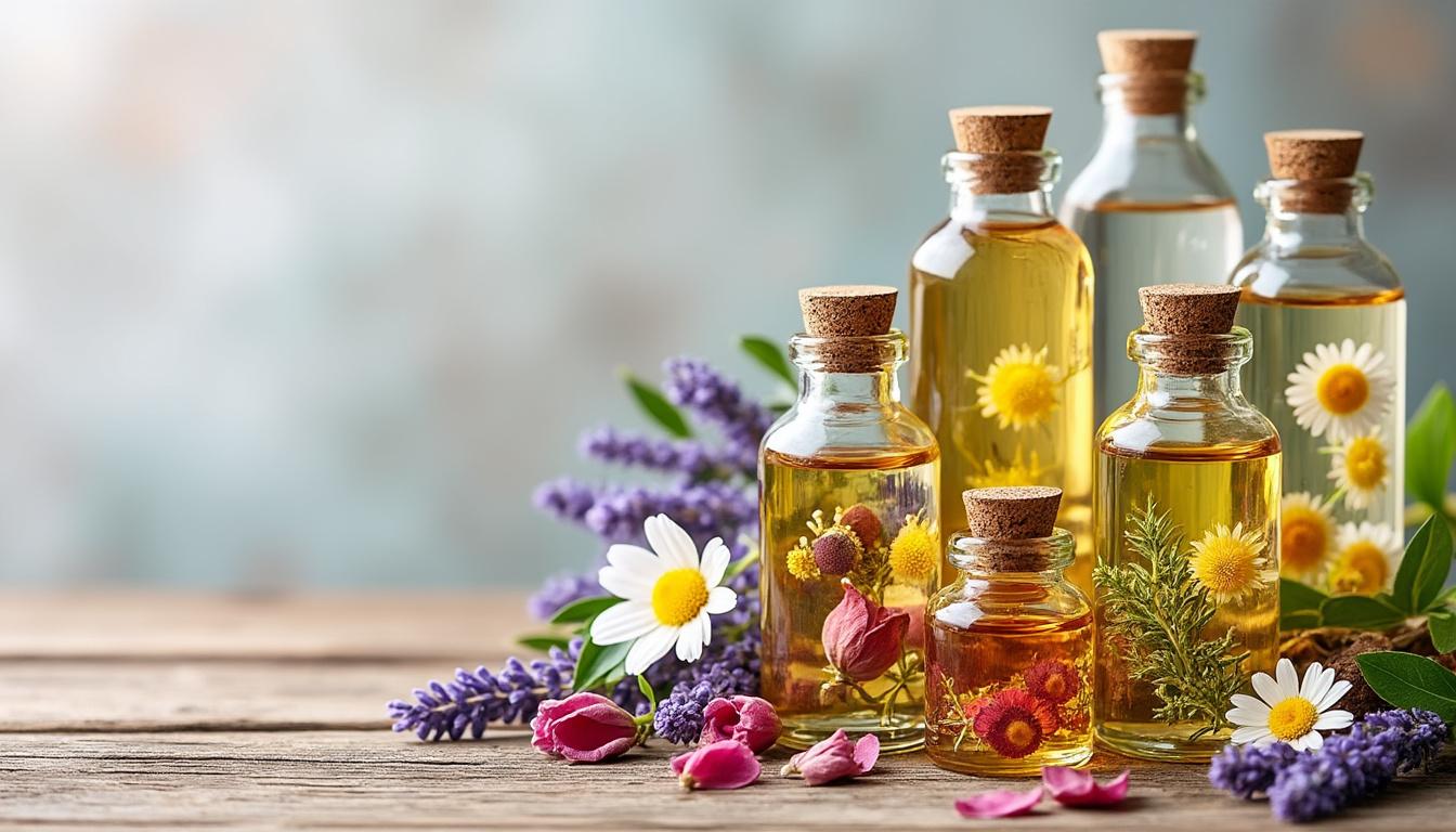 découvrez les huiles & sens : des bases neutres associées à des synergies de massage aux huiles essentielles, spécialement conçues pour apaiser le stress et l'anxiété. offrez-vous un moment de détente naturelle et bien-être au quotidien.