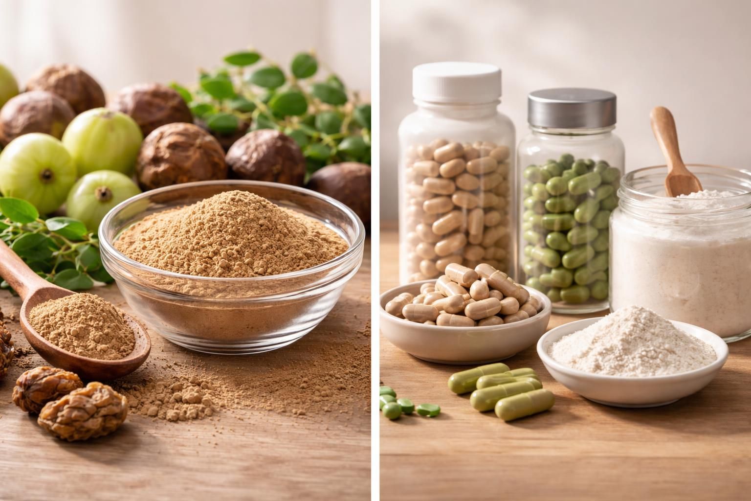 découvrez les différences entre la poudre de triphala et d'autres compléments alimentaires pour choisir celui qui convient le mieux à vos besoins de santé.