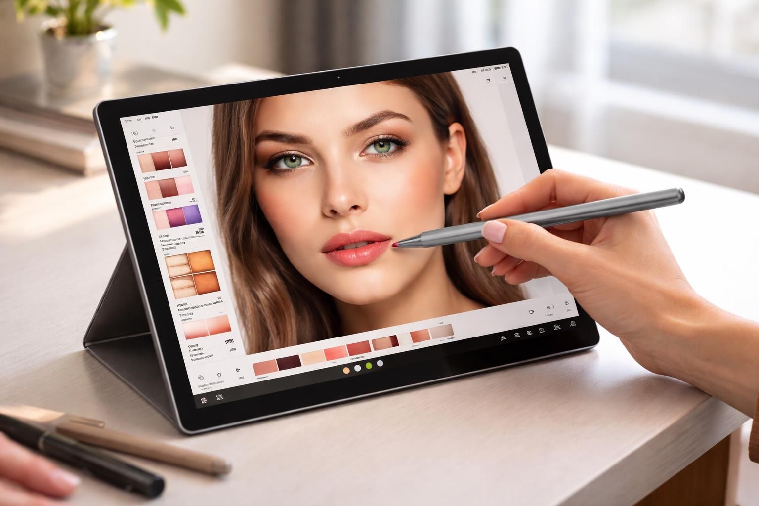 découvrez comment la tablette tactile microsoft surface pro révolutionne le maquillage grâce à son stylet précis, alliant technologie et créativité pour un maquillage parfait et innovant.