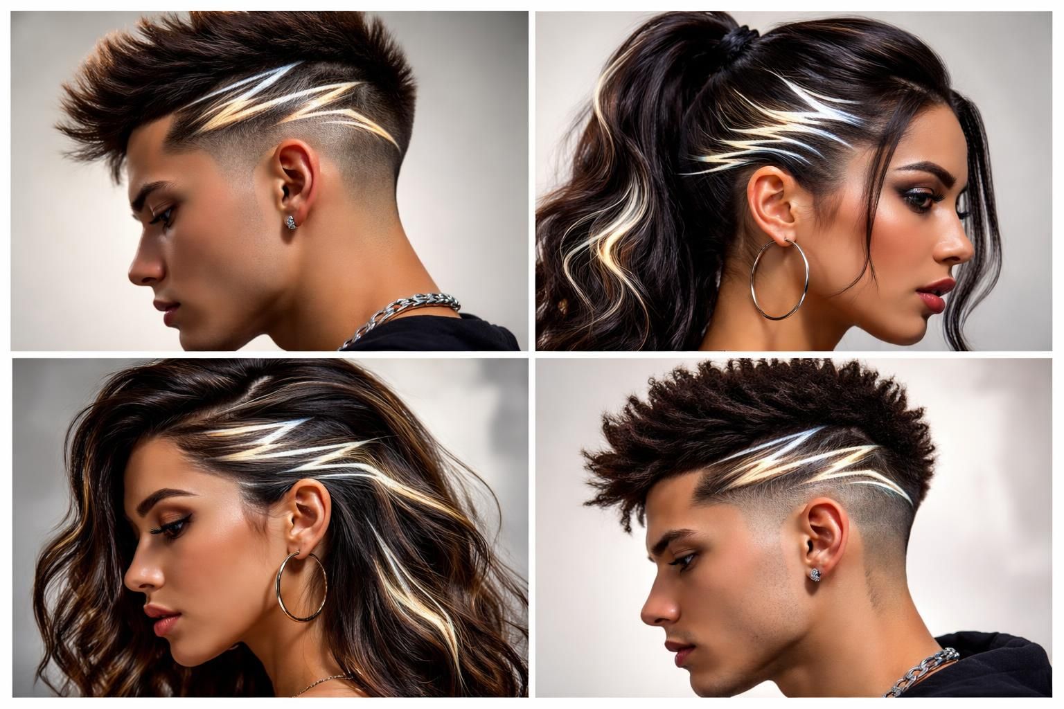 découvrez les tendances actuelles des traits de cheveux en z avec éclair, un style audacieux et moderne à adopter absolument pour un look unique et stylé.