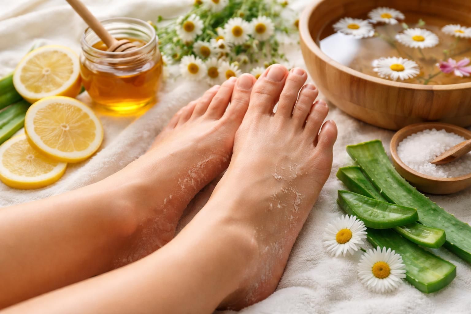 découvrez des astuces naturelles efficaces pour soigner les pieds qui pèlent et retrouver des pieds doux et hydrater au quotidien.