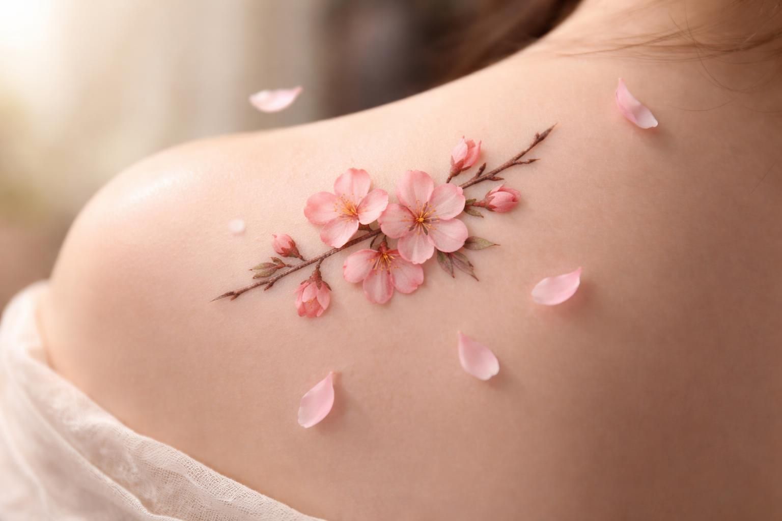 découvrez la signification du tatouage de la fleur de cerisier, un symbole puissant de beauté éphémère et de renouveau, apprécié pour son élégance et sa poésie.