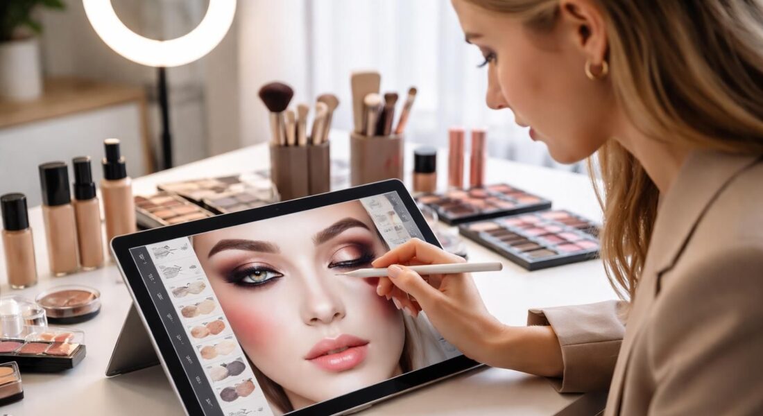 découvrez comment animer une mini-masterclass de maquillage en utilisant un stylet sur une tablette tactile microsoft pour une expérience interactive et professionnelle.
