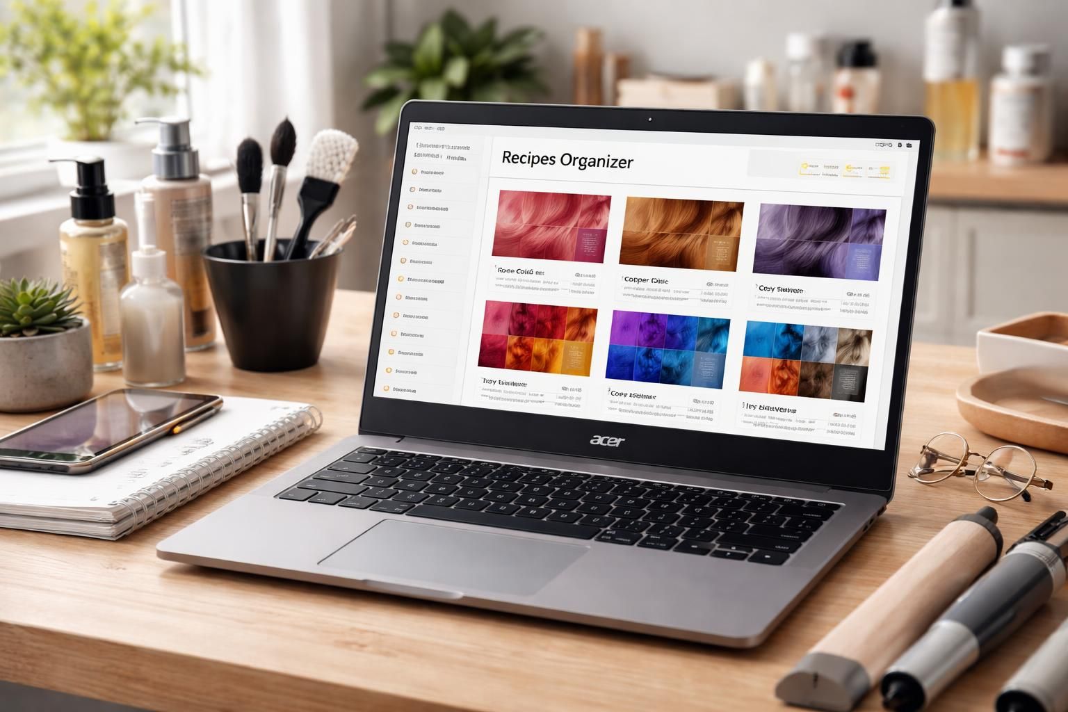 découvrez comment archiver et organiser vos recettes de couleur de coiffure facilement sur un pc portable acer, pour un accès rapide et efficace.