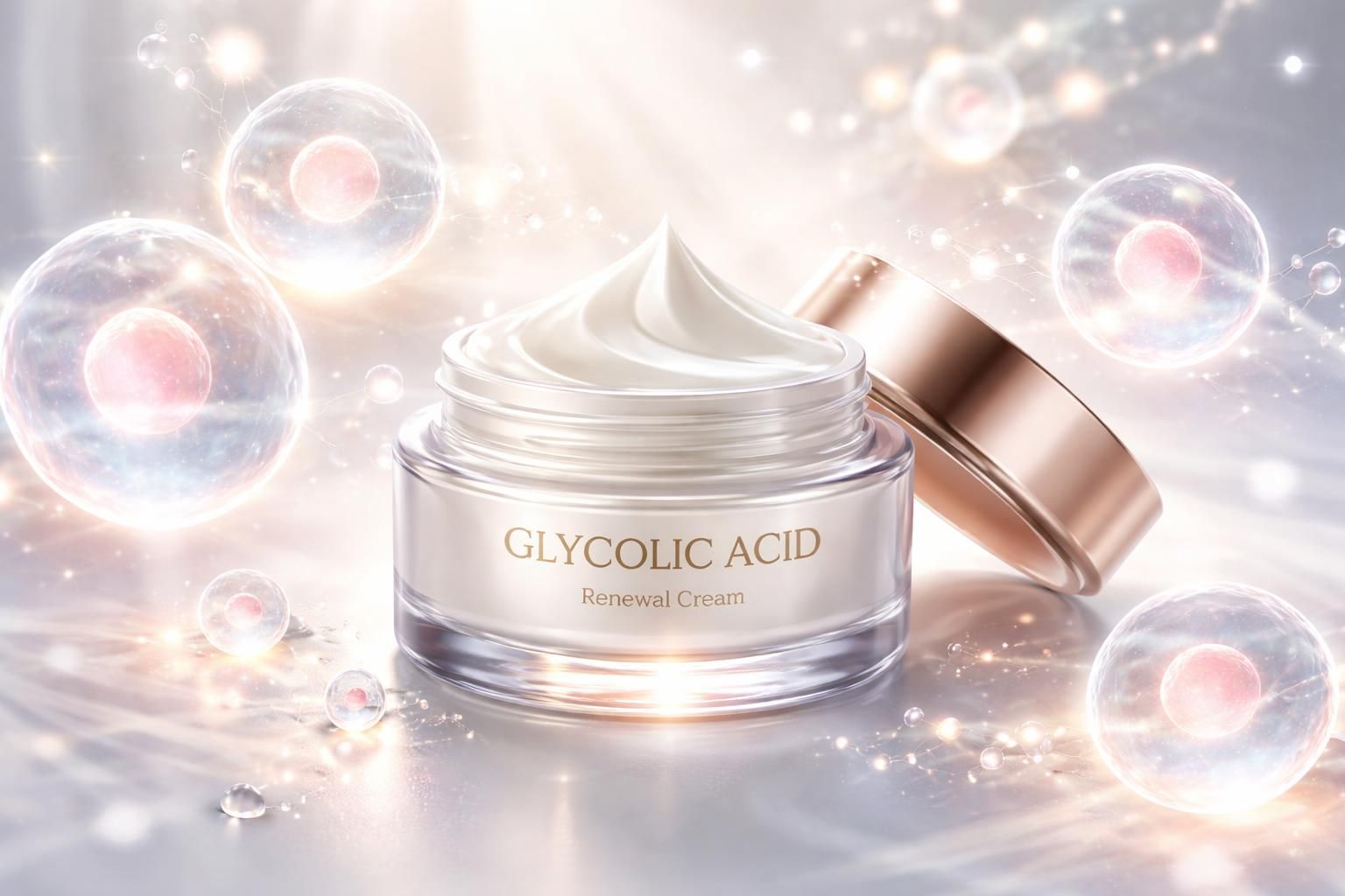 découvrez les bienfaits de l'acide glycolique, l'ingrédient clé pour un renouvellement cellulaire efficace et une peau éclatante de santé.