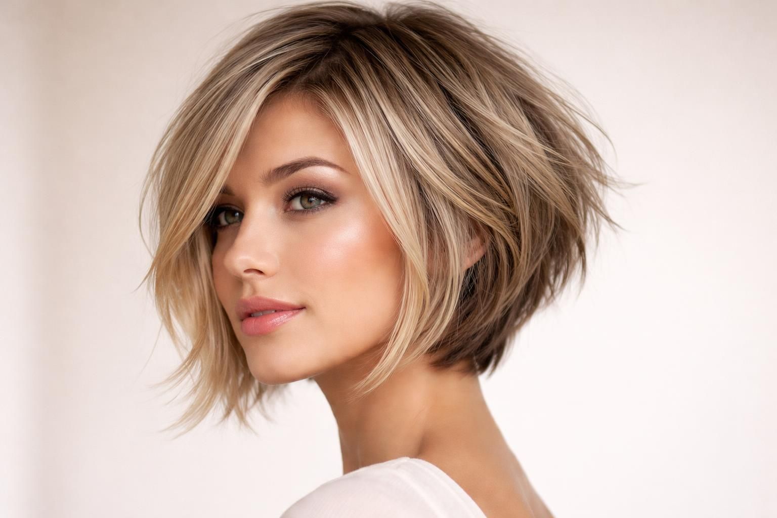 découvrez pourquoi le carré plongeant court et destructuré est la coiffure parfaite pour sublimer les cheveux fins, en apportant volume, mouvement et modernité à votre style.