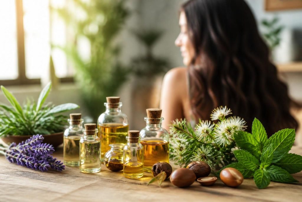 découvrez quelles huiles essentielles favorisent la pousse des cheveux et comment les utiliser efficacement pour des résultats naturels et visibles.