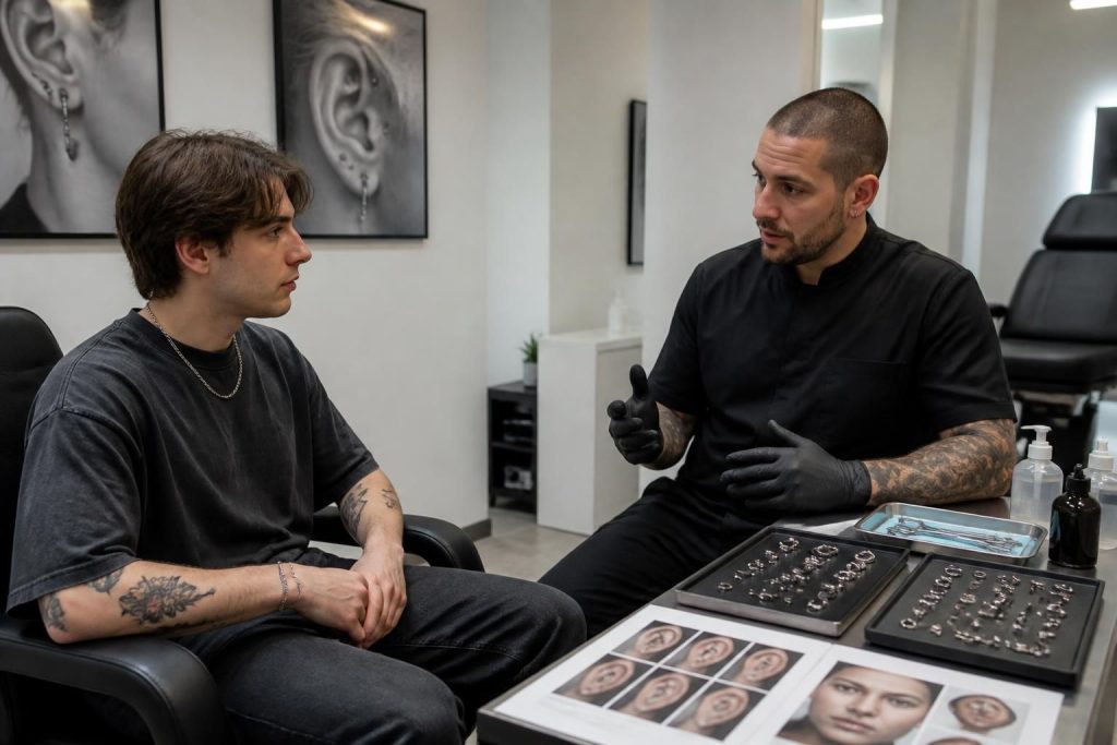 découvrez ce à quoi vous attendre lors d'une consultation avec un perceur à béthune avant votre piercing : conseils personnalisés, explications sur le processus, choix des bijoux et informations sur les soins post-perçage.