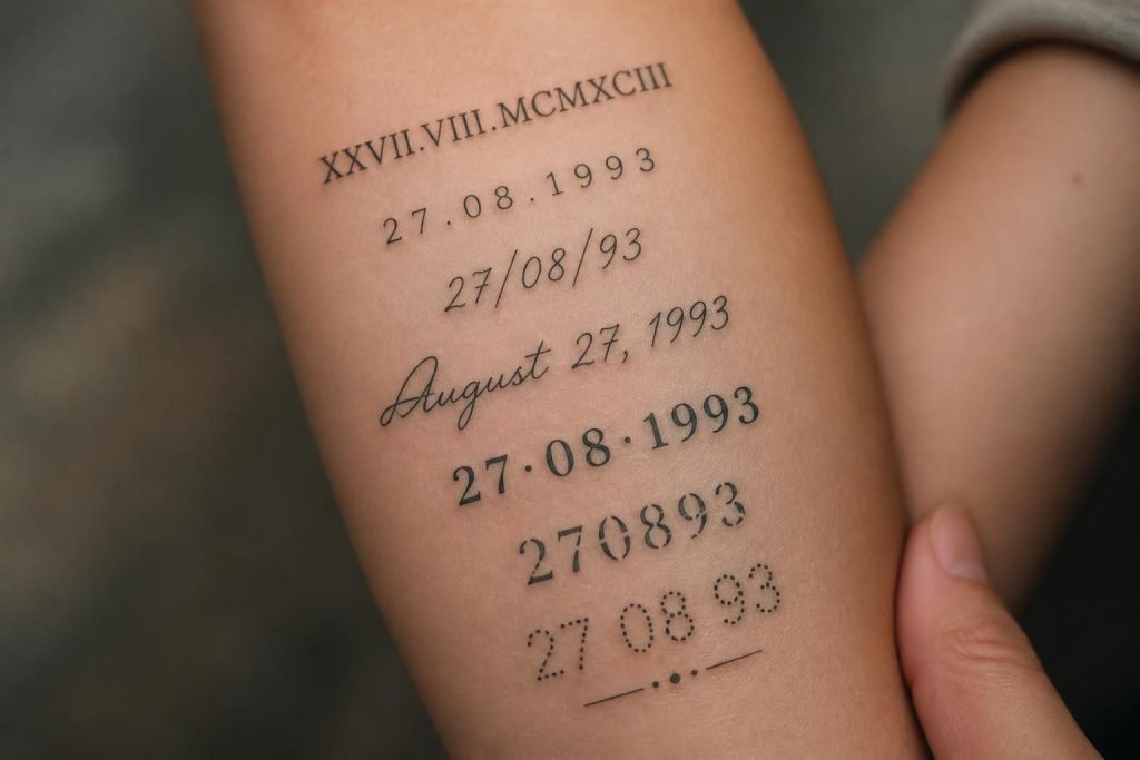 découvrez les meilleures techniques de tatouage pour représenter chiffres et dates de naissance avec style et précision.